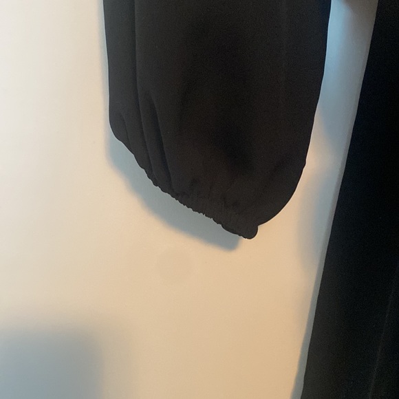 Witchy V-Neck Dress with Lace Overlay - Picture 2 of 5